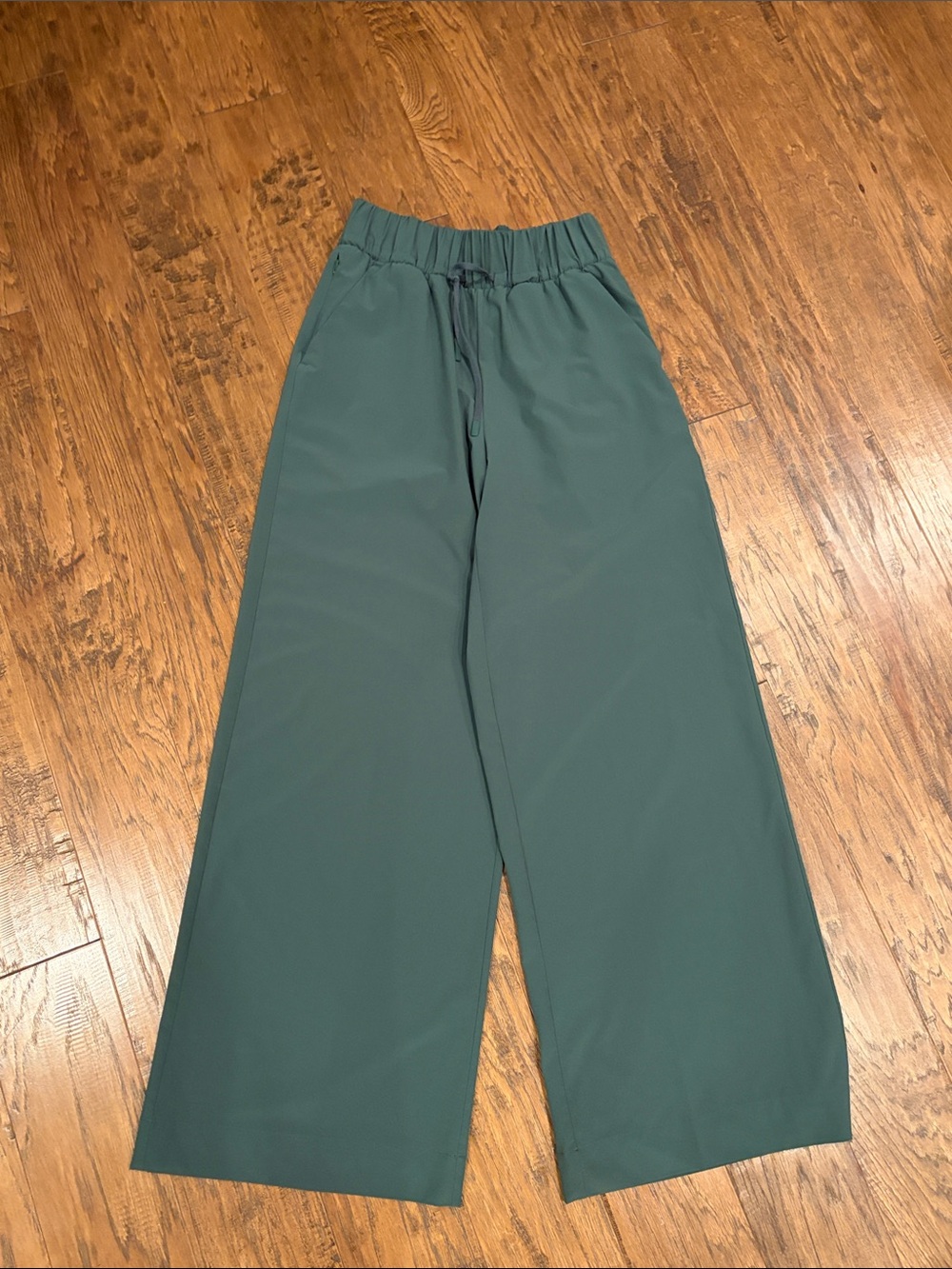 all in motion Deep Teal Wide-Leg Athleisure Pants